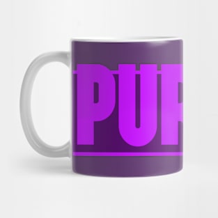 Purple. Simple minimalistic "Purple Color". Mug